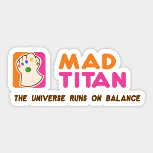 Dunkin’ Titan Sticker